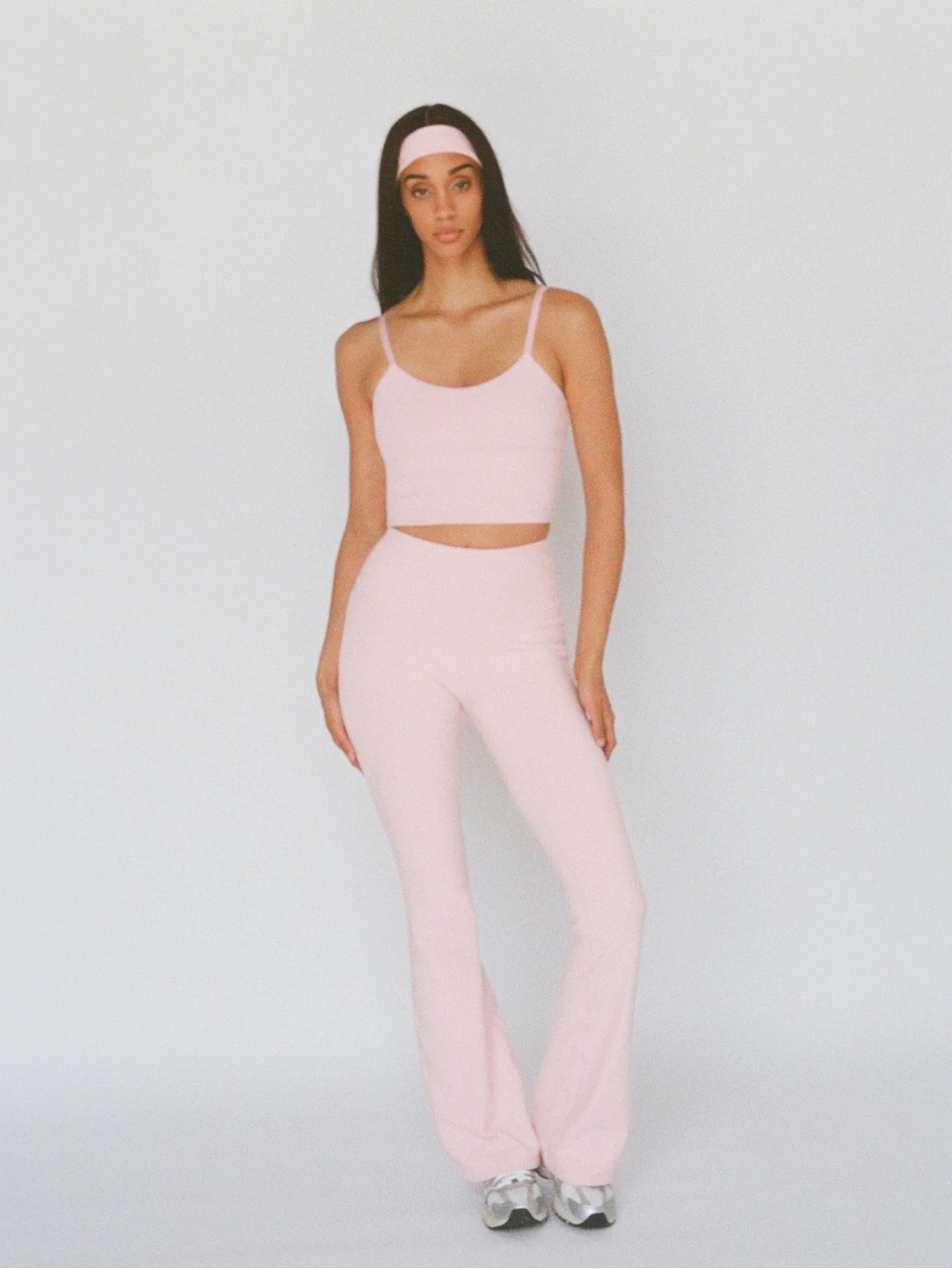 LAYERE Organic cotton leggings in ballerina pink